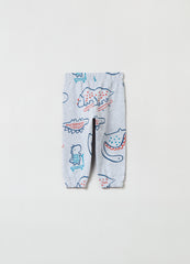 Ovs Fleece Joggers With Print