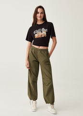 Cotton Parachute Trousers