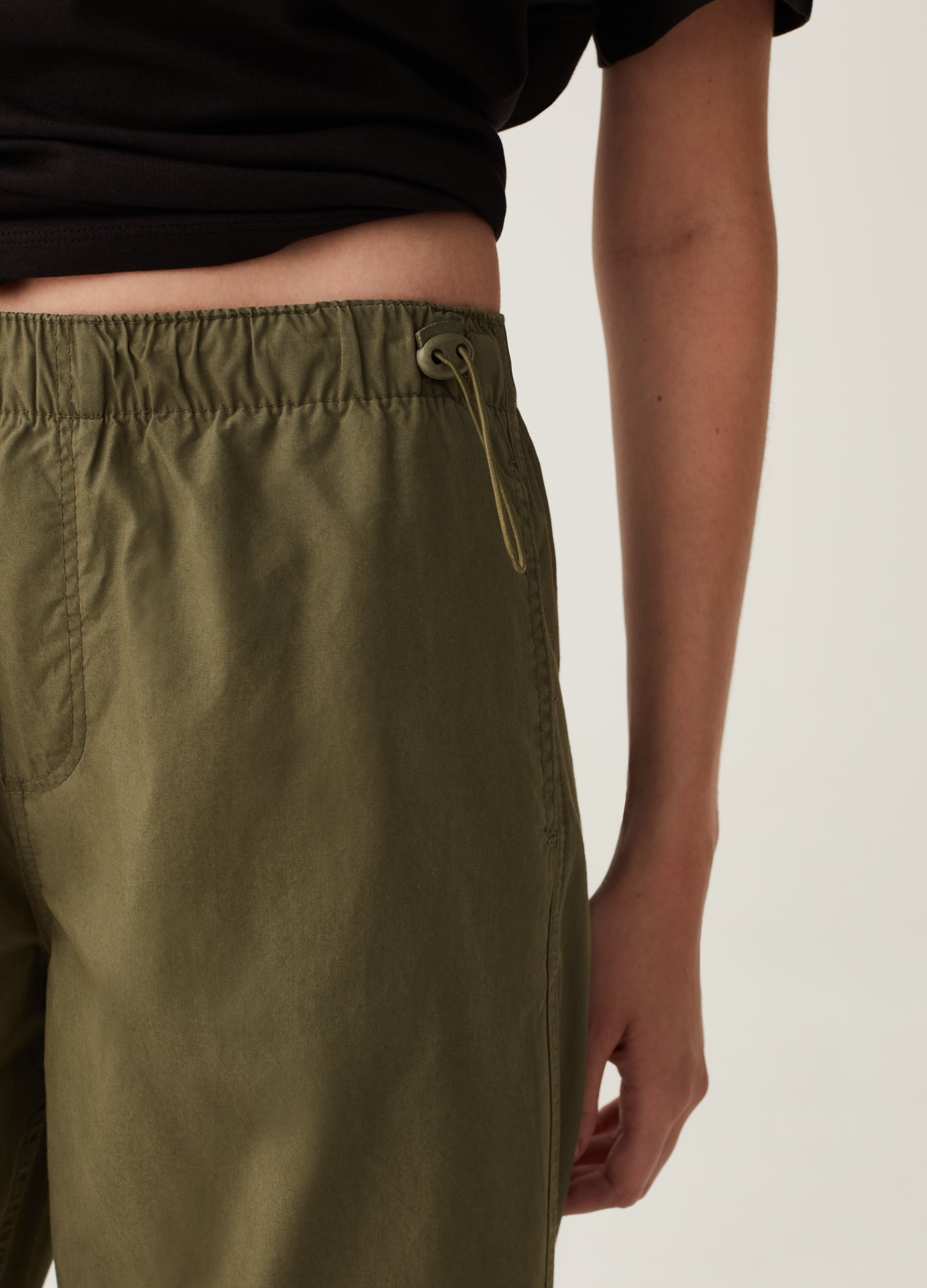 Cotton Parachute Trousers