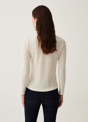 T-Shirt With Braided Design