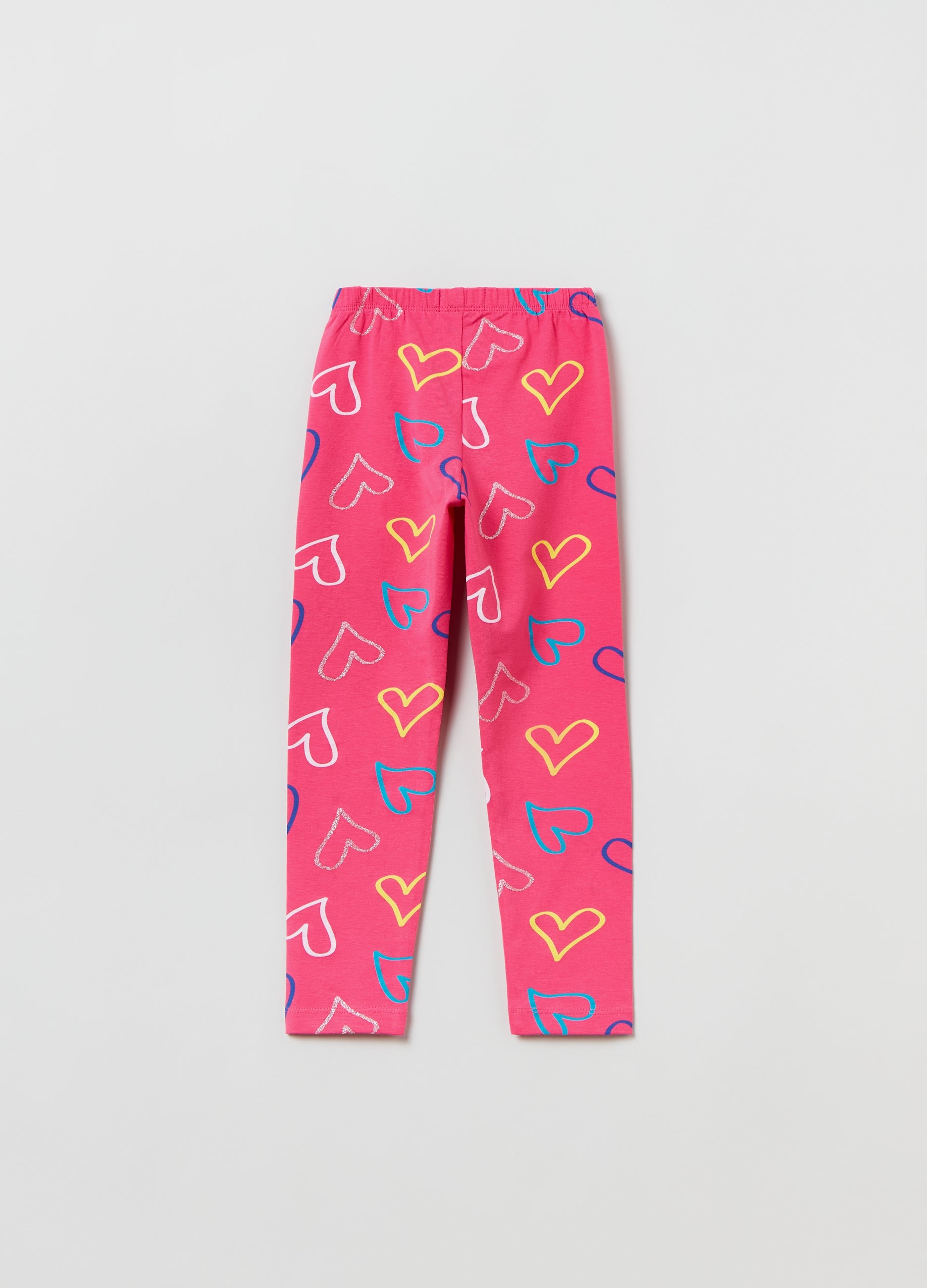 Ovs Stretch Cotton Glitter Leggings