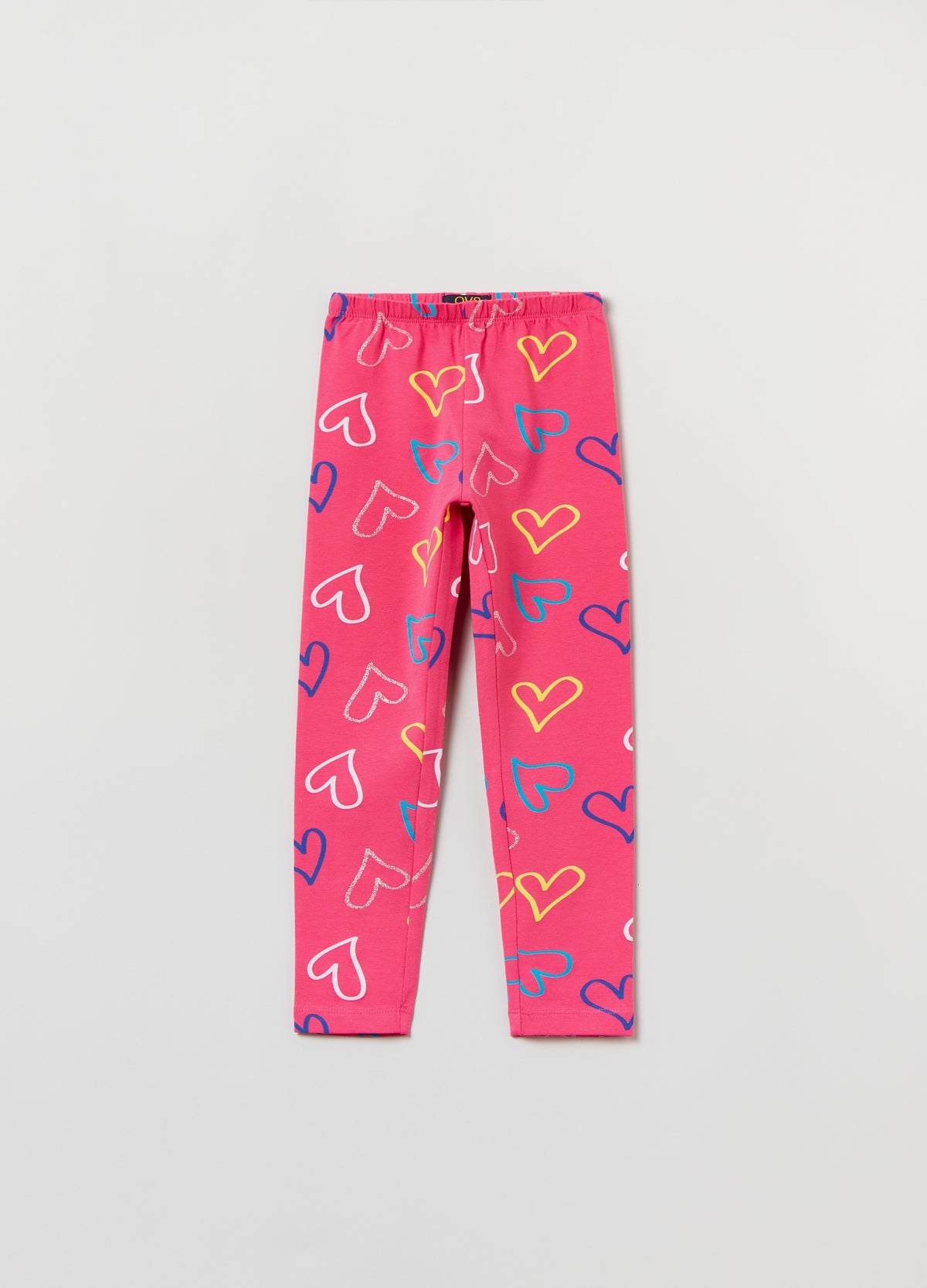 Ovs Stretch Cotton Glitter Leggings