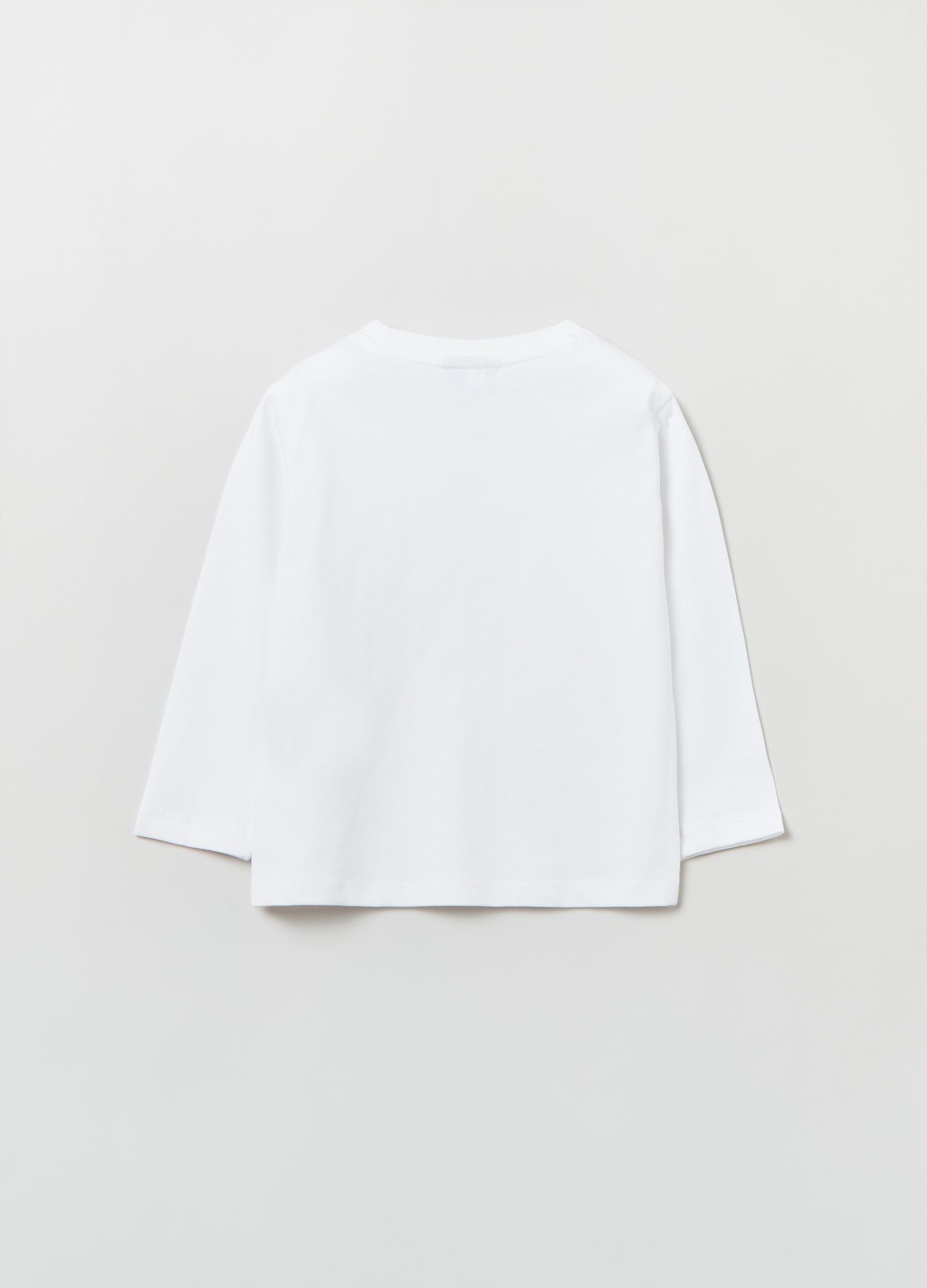 Ovs Long-Sleeved T-Shirt In Cotton
