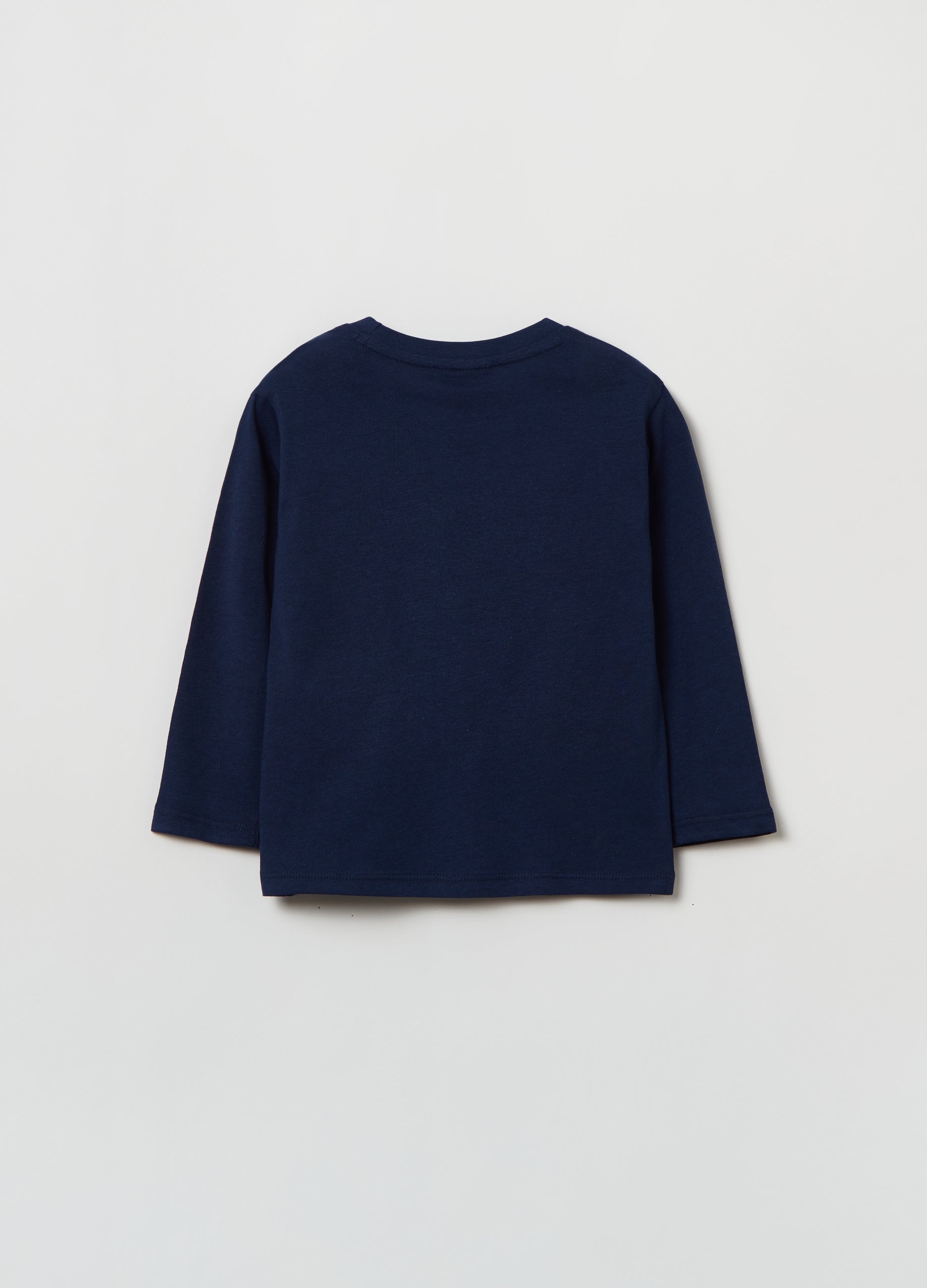 Ovs Long-Sleeved T-Shirt In Cotton