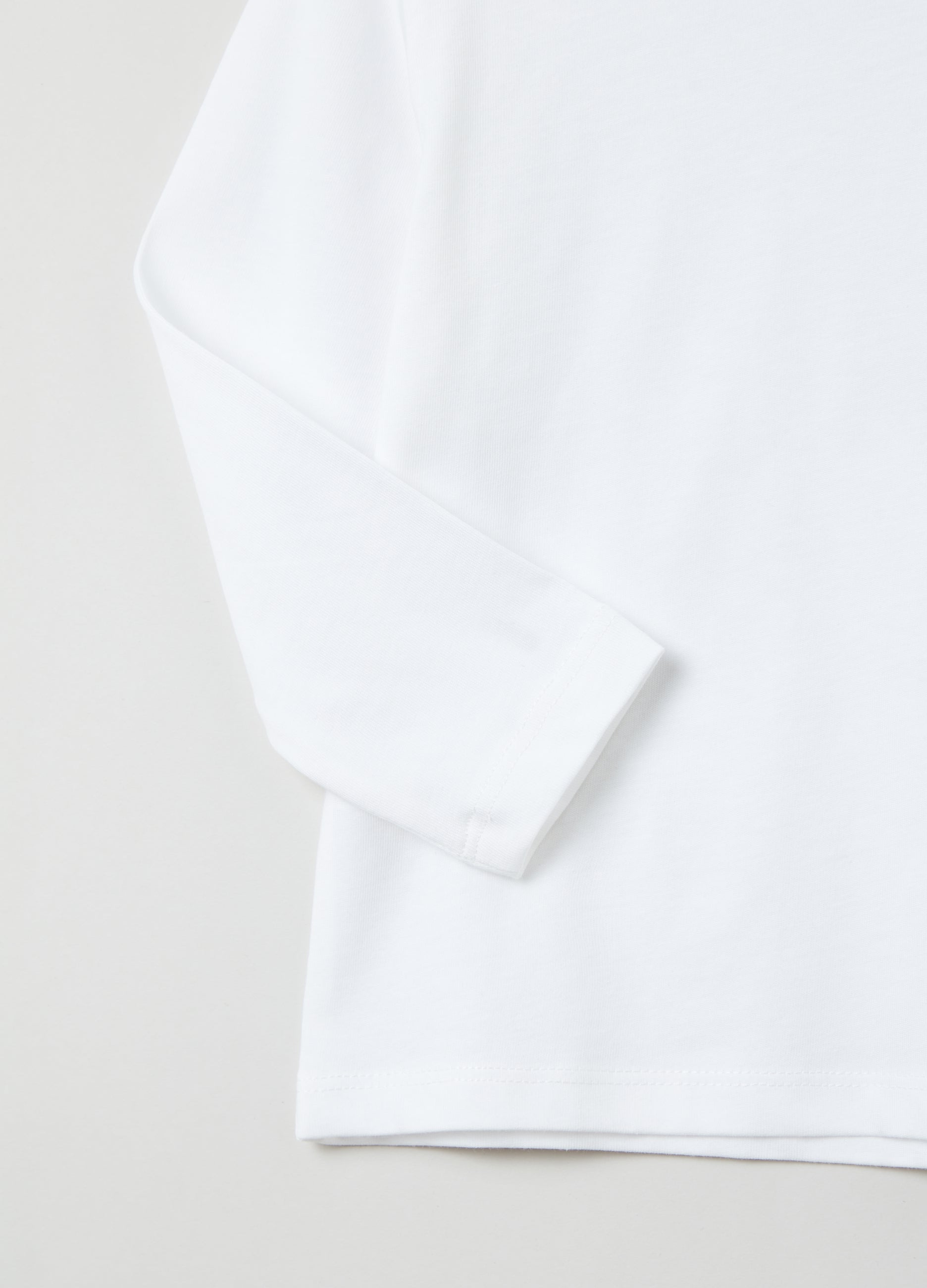 Ovs Long-Sleeved T-Shirt In Cotton