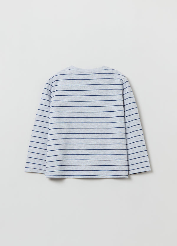تي شيرت بأكمام طويلة بطبعة من OVS