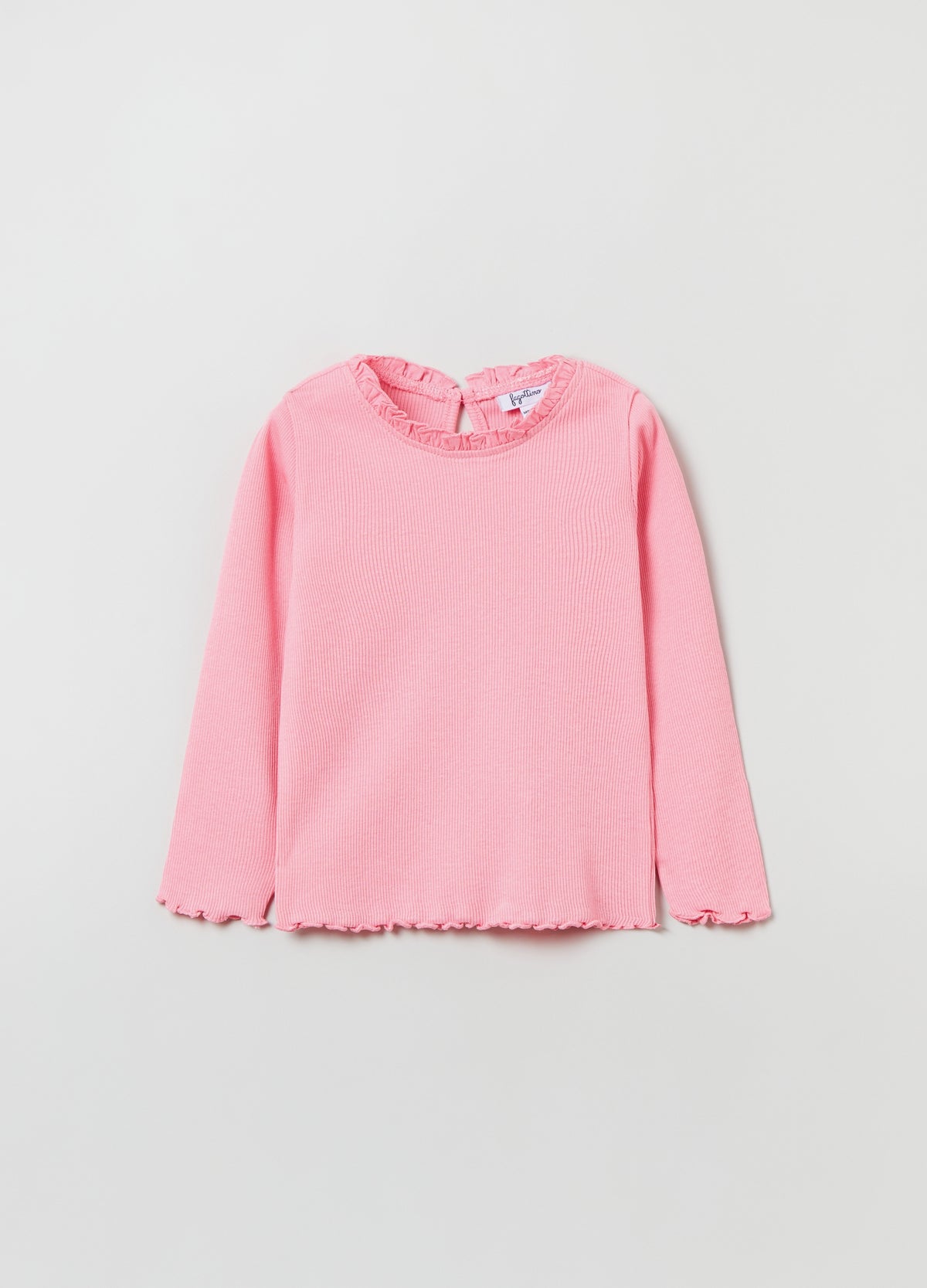 Ovs Long-Sleeved T-Shirt With Wavy Trims