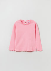 Ovs Long-Sleeved T-Shirt With Wavy Trims