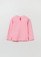 Ovs Long-Sleeved T-Shirt With Wavy Trims