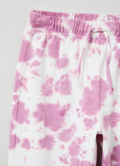 Ovs Cotton Joggers With Tie Dye Print