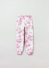 Ovs Cotton Joggers With Tie Dye Print
