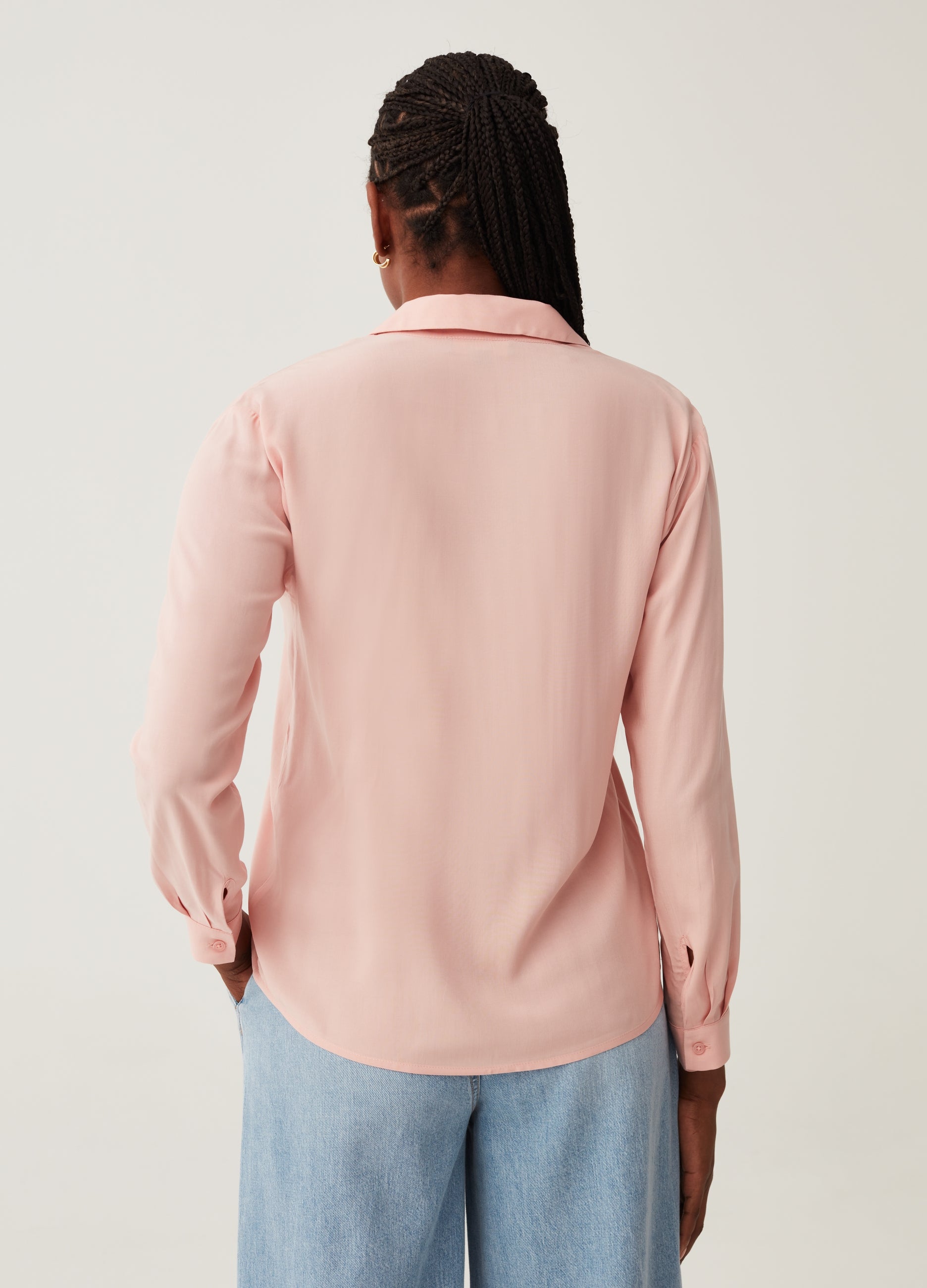 Ovs Viscose Blouse With Dart
