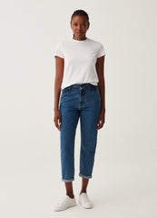 Cropped Slouchy Jeans