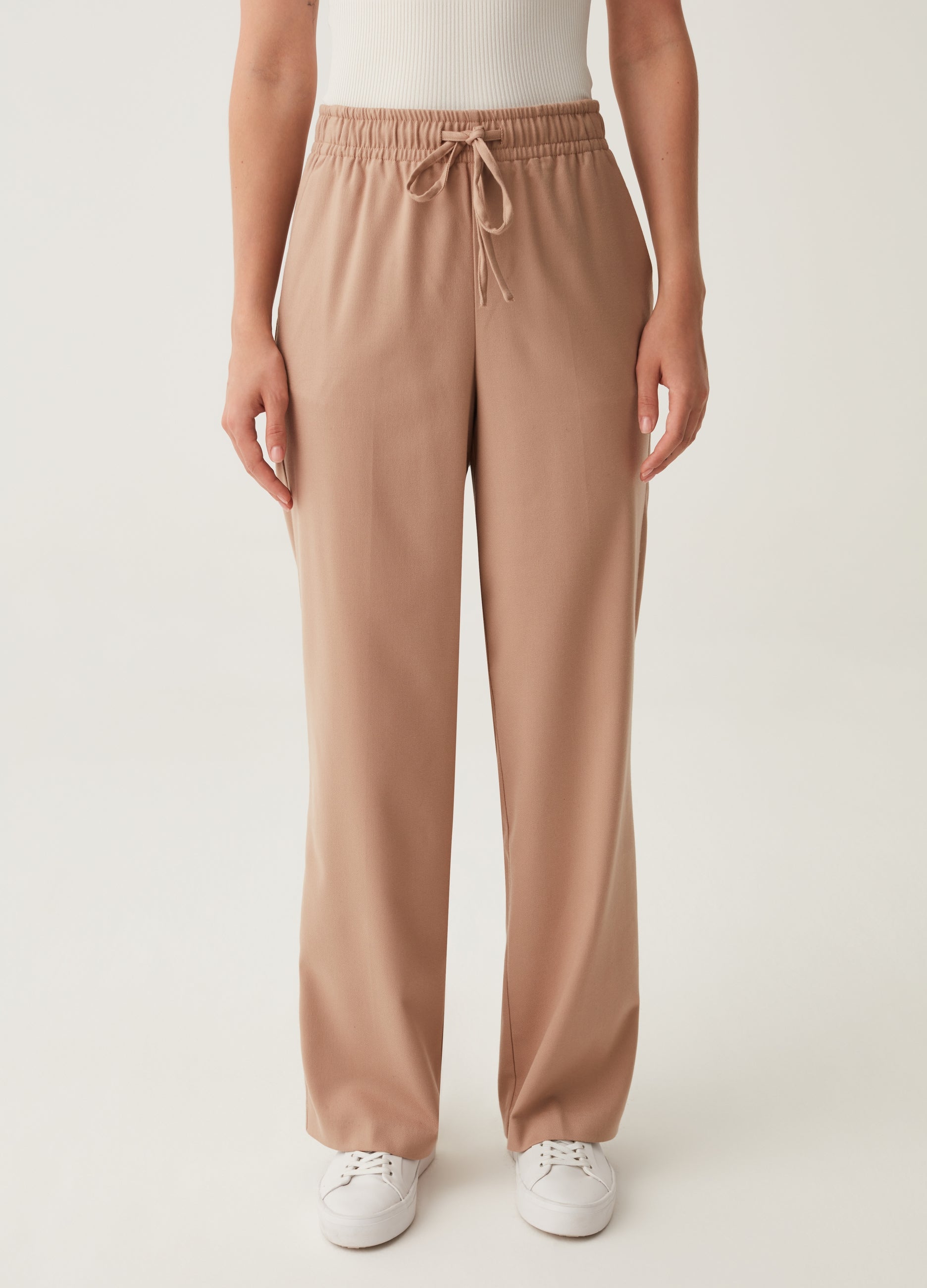 Stretch Joggers With Drawstring