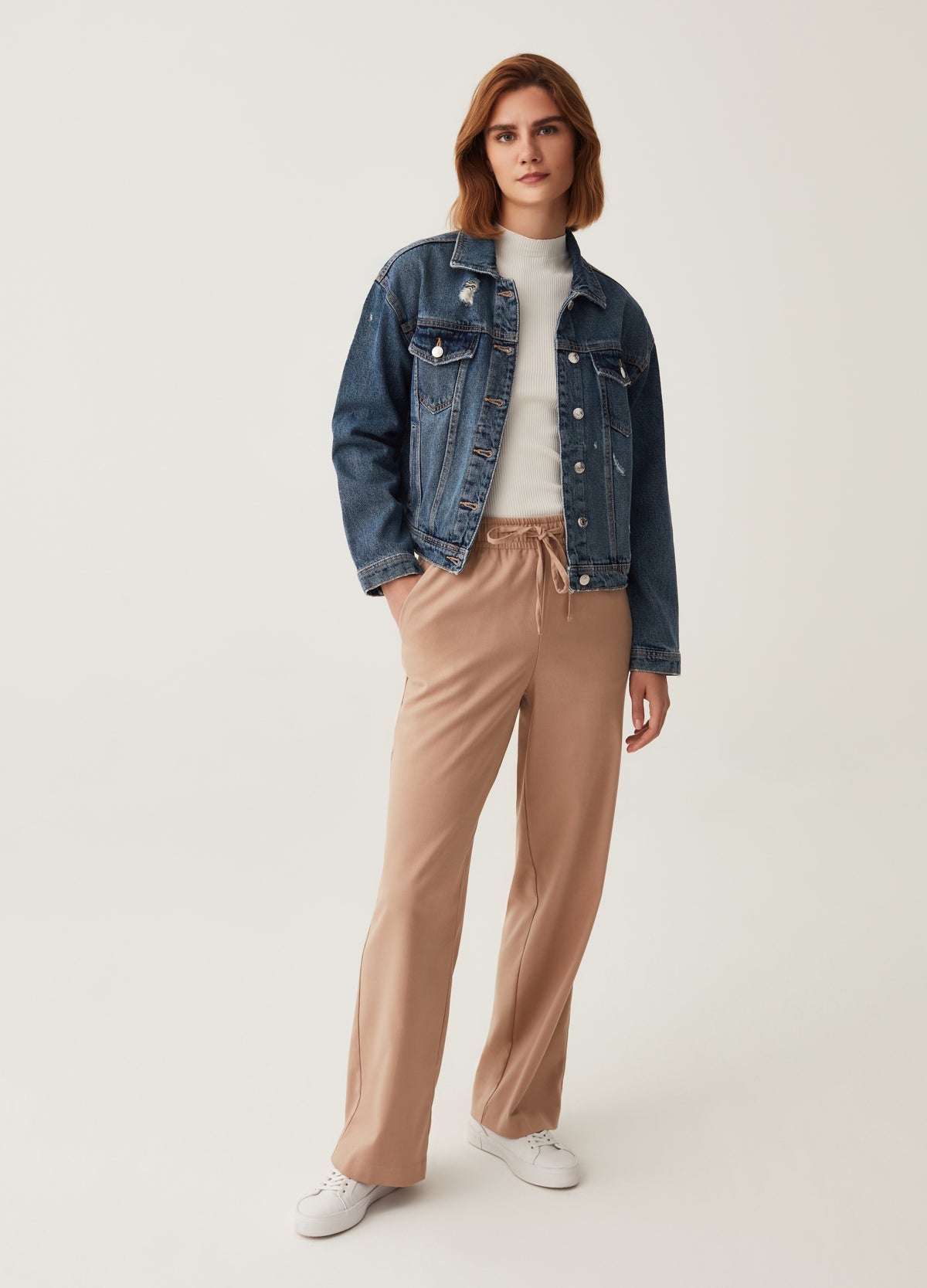 Stretch Joggers With Drawstring