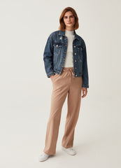 Stretch Joggers With Drawstring