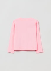 Ovs Cotton T-Shirt With Long Sleeves