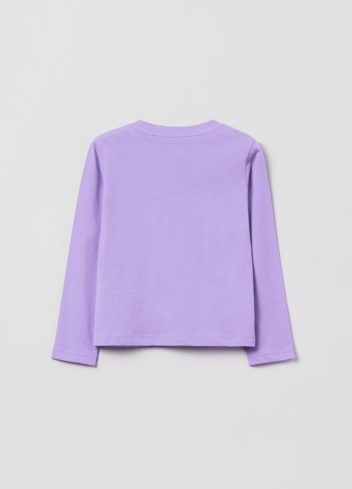 Ovs Cotton T-Shirt With Long Sleeves