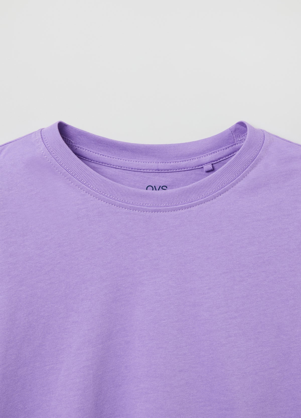 Ovs Cotton T-Shirt With Long Sleeves