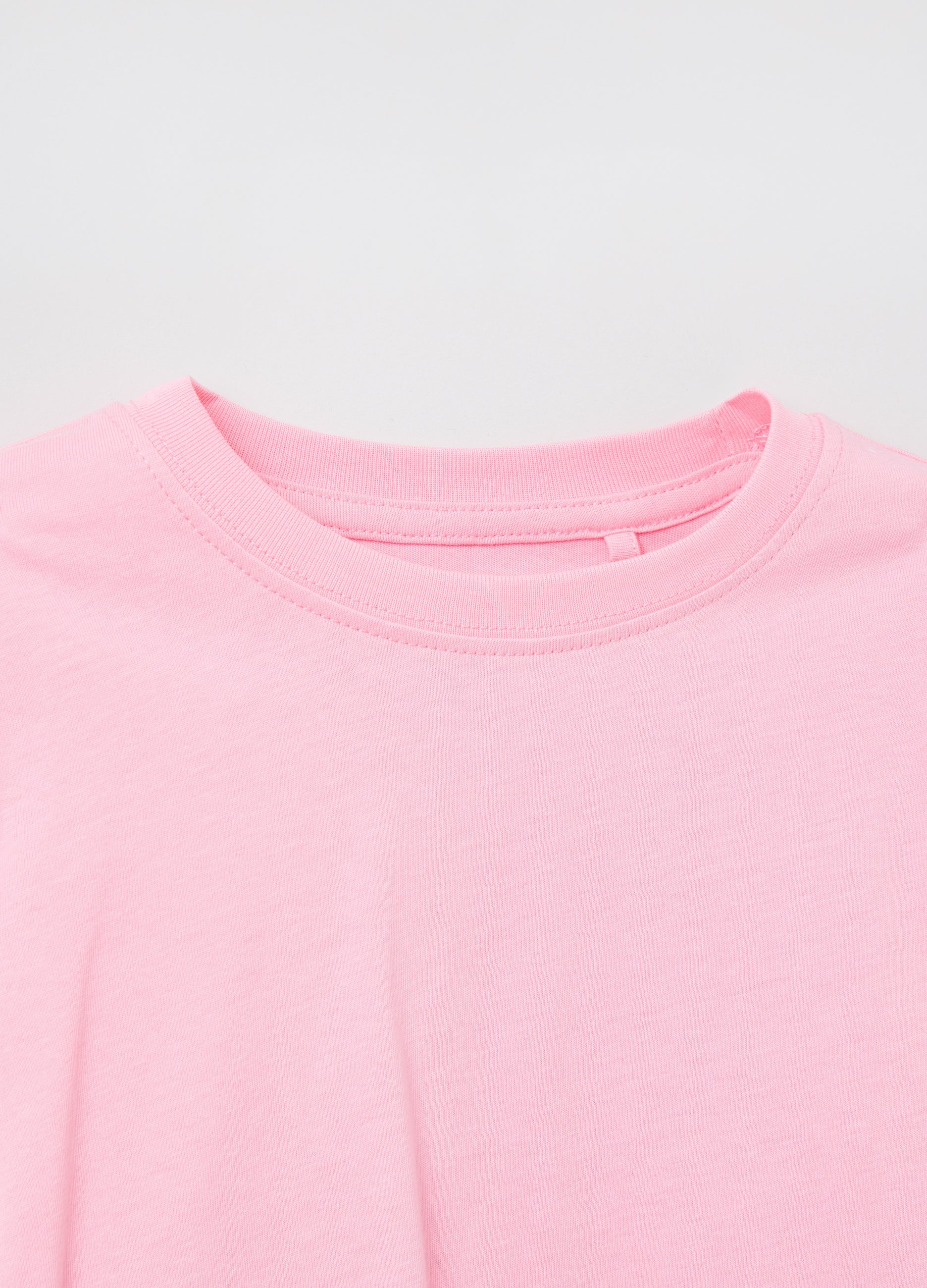 Ovs Cotton T-Shirt With Long Sleeves