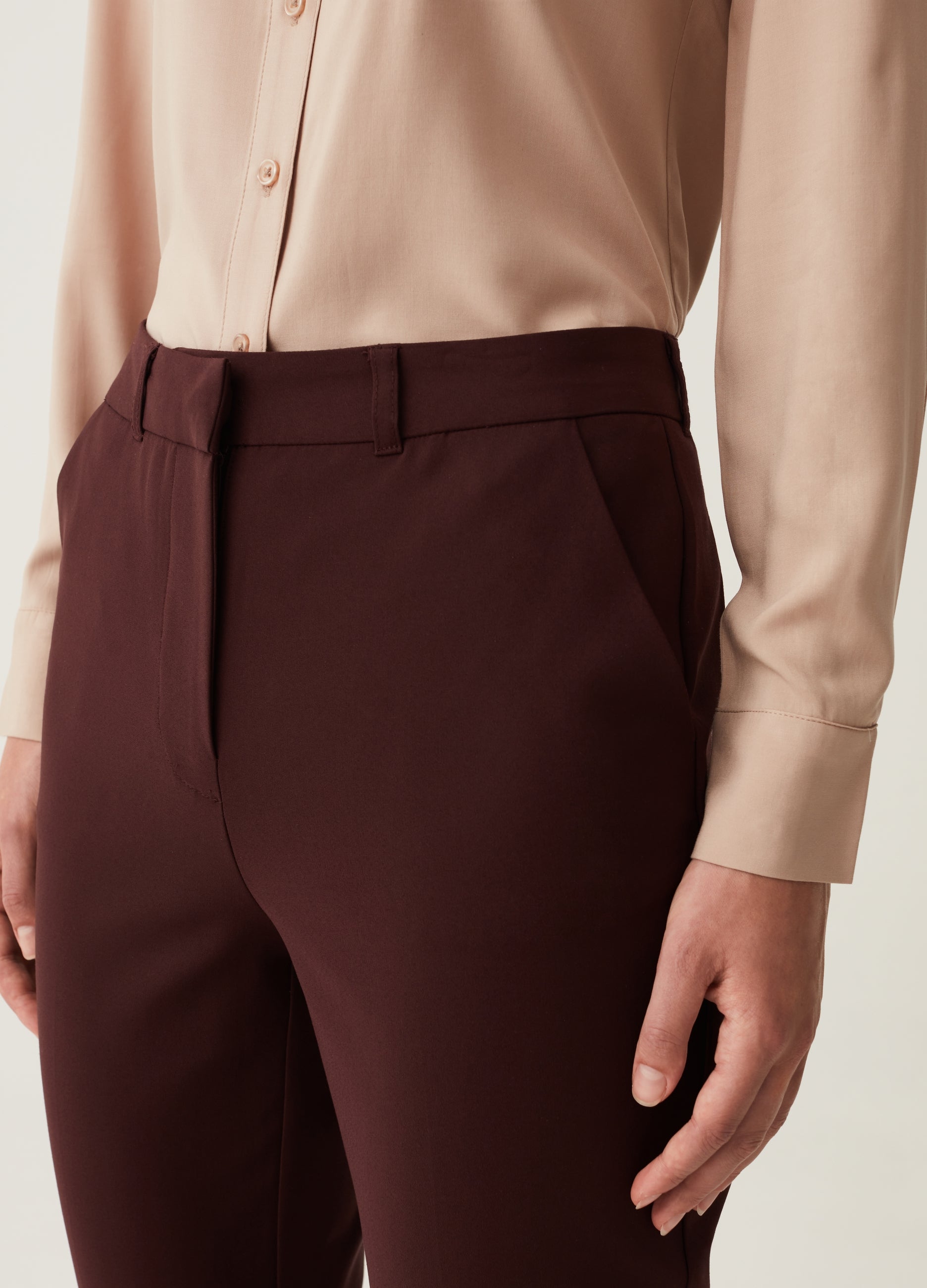 Shirt In Viscose With Pocket