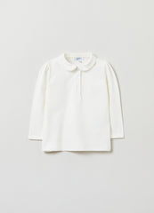 Ovs Solid Colour Stretch Cotton Polo Shirt