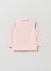 Ovs Solid Colour Stretch Cotton Polo Shirt