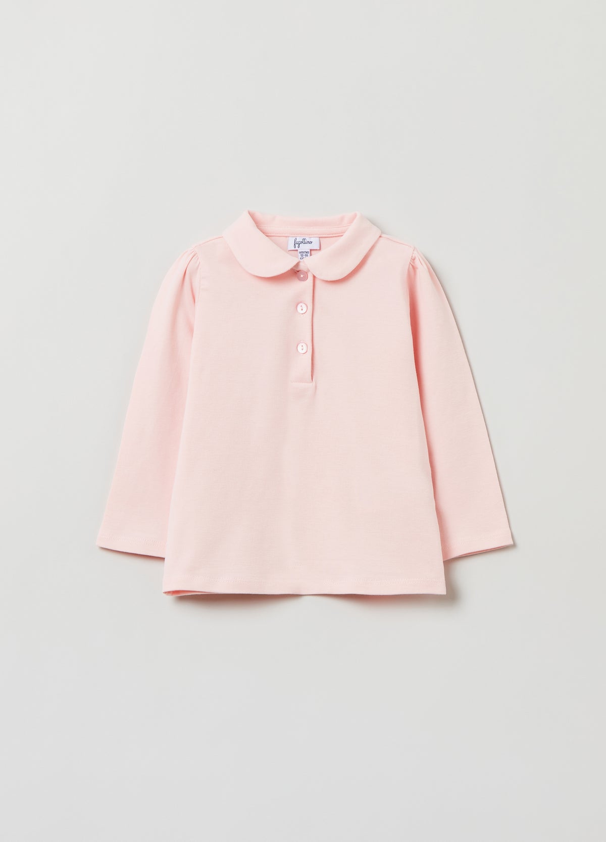 Ovs Solid Colour Stretch Cotton Polo Shirt