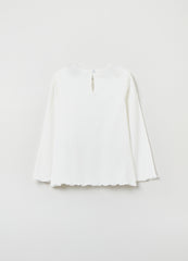 Ovs T-Shirt With Long Ribbed Sleeves