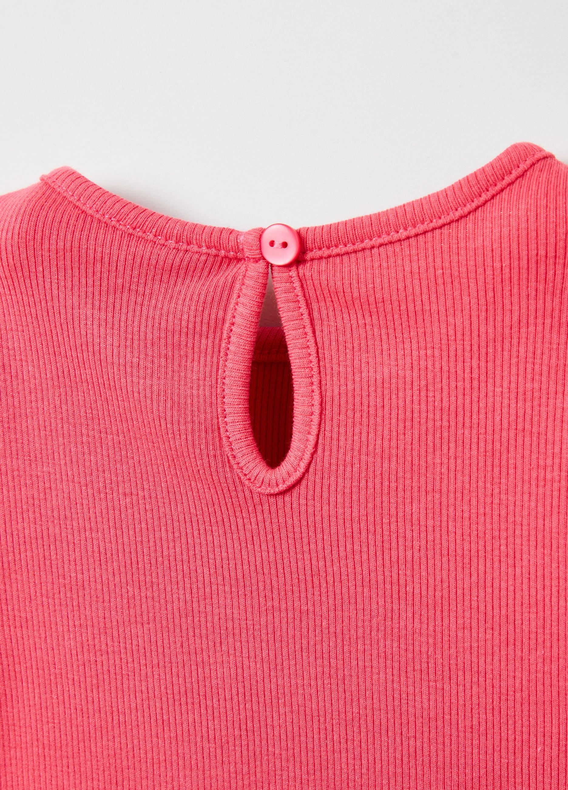 Ovs T-Shirt With Long Ribbed Sleeves