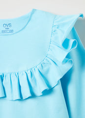 Ovs Long-Sleeved T-Shirt With Flounce