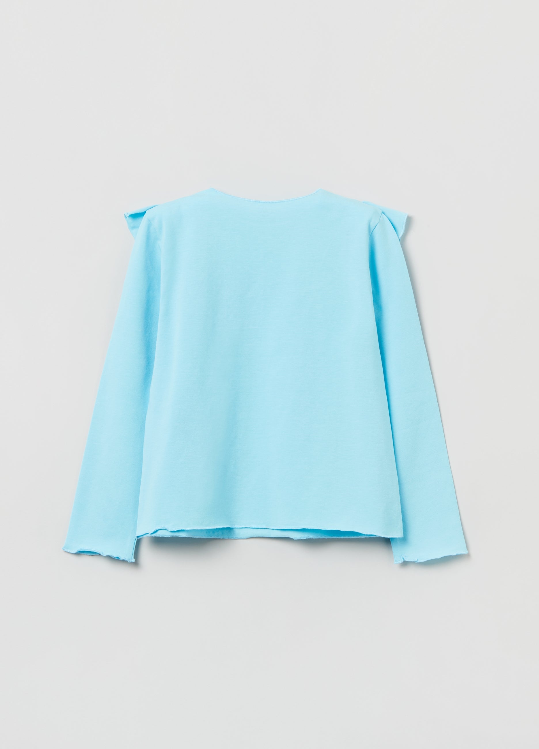 Ovs Long-Sleeved T-Shirt With Flounce