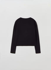 Ovs Long-Sleeved T-Shirt In Cotton