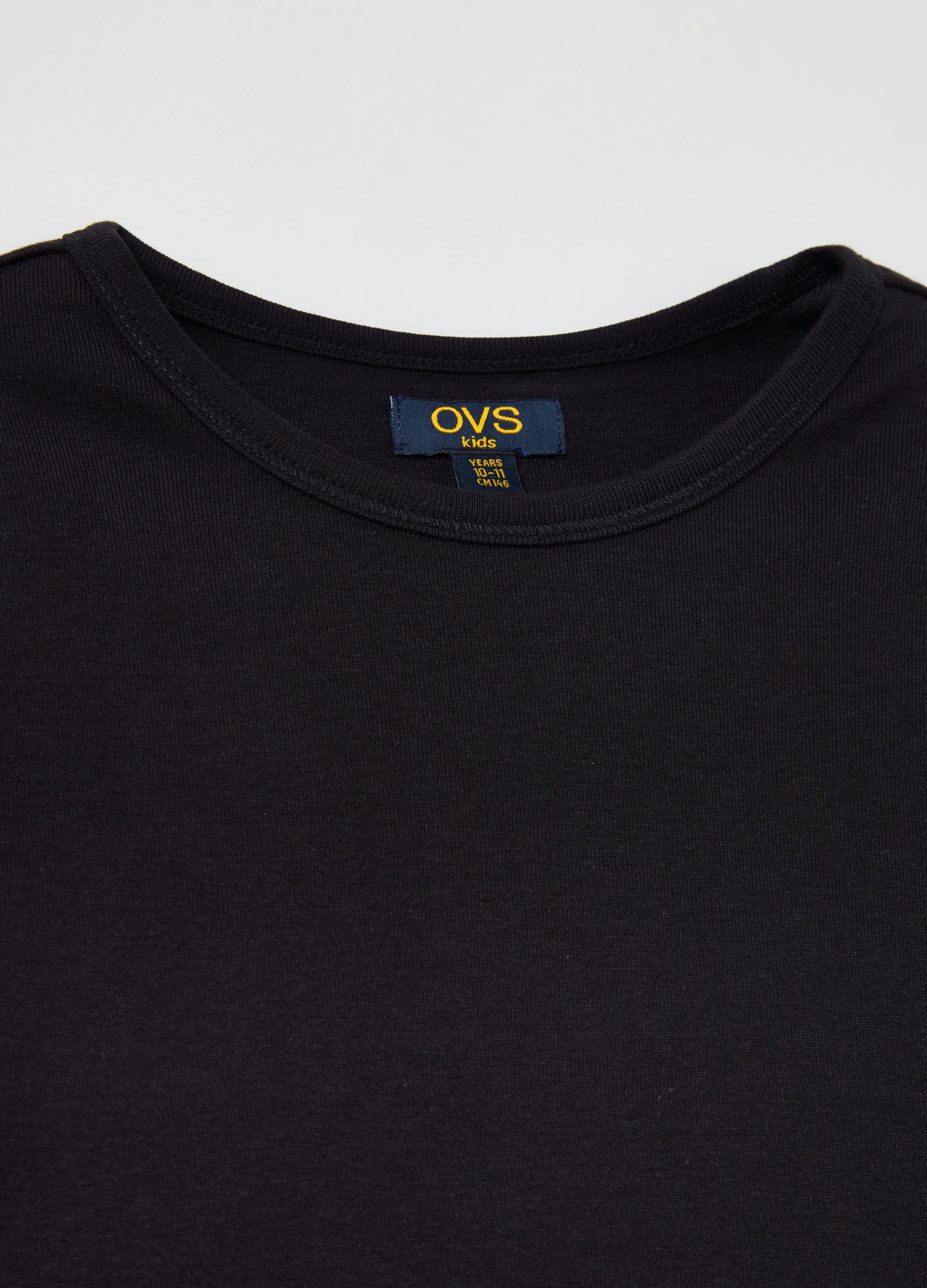 Ovs Long-Sleeved T-Shirt In Cotton