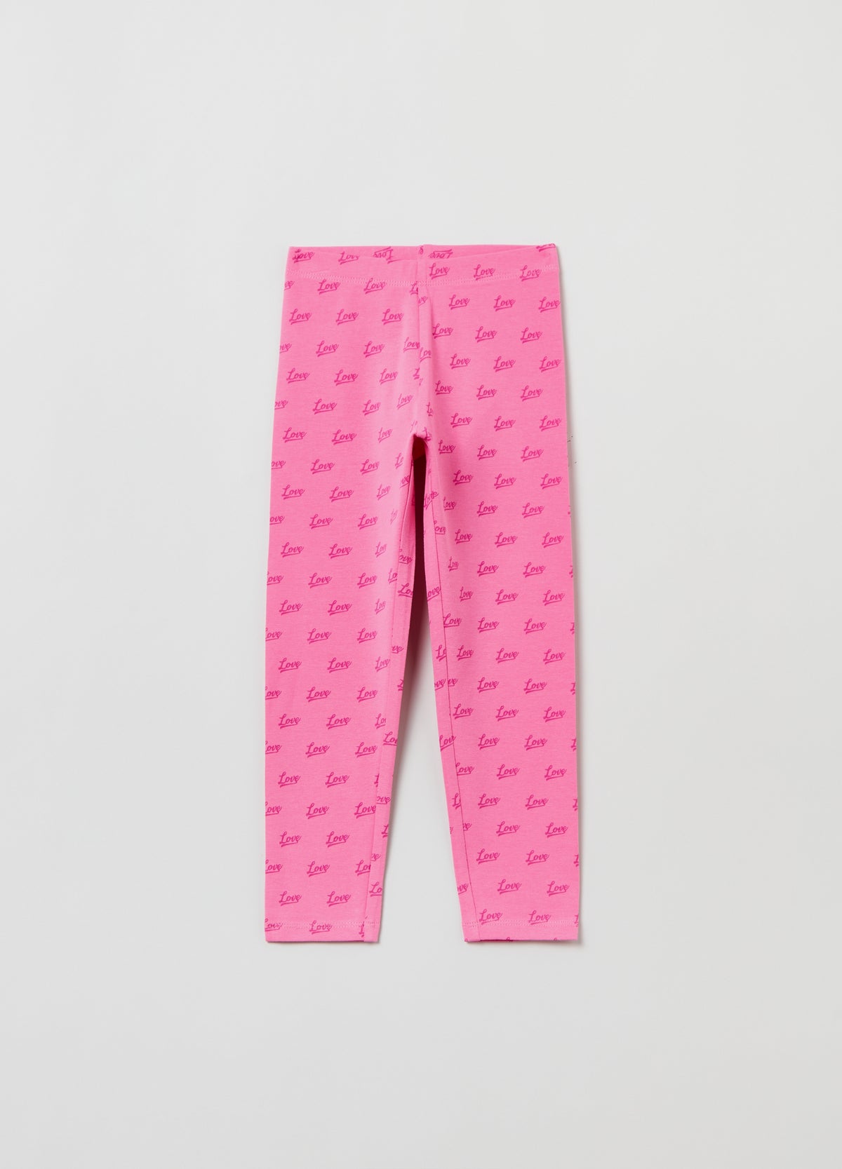 Ovs Printed Stretch Cotton Leggings