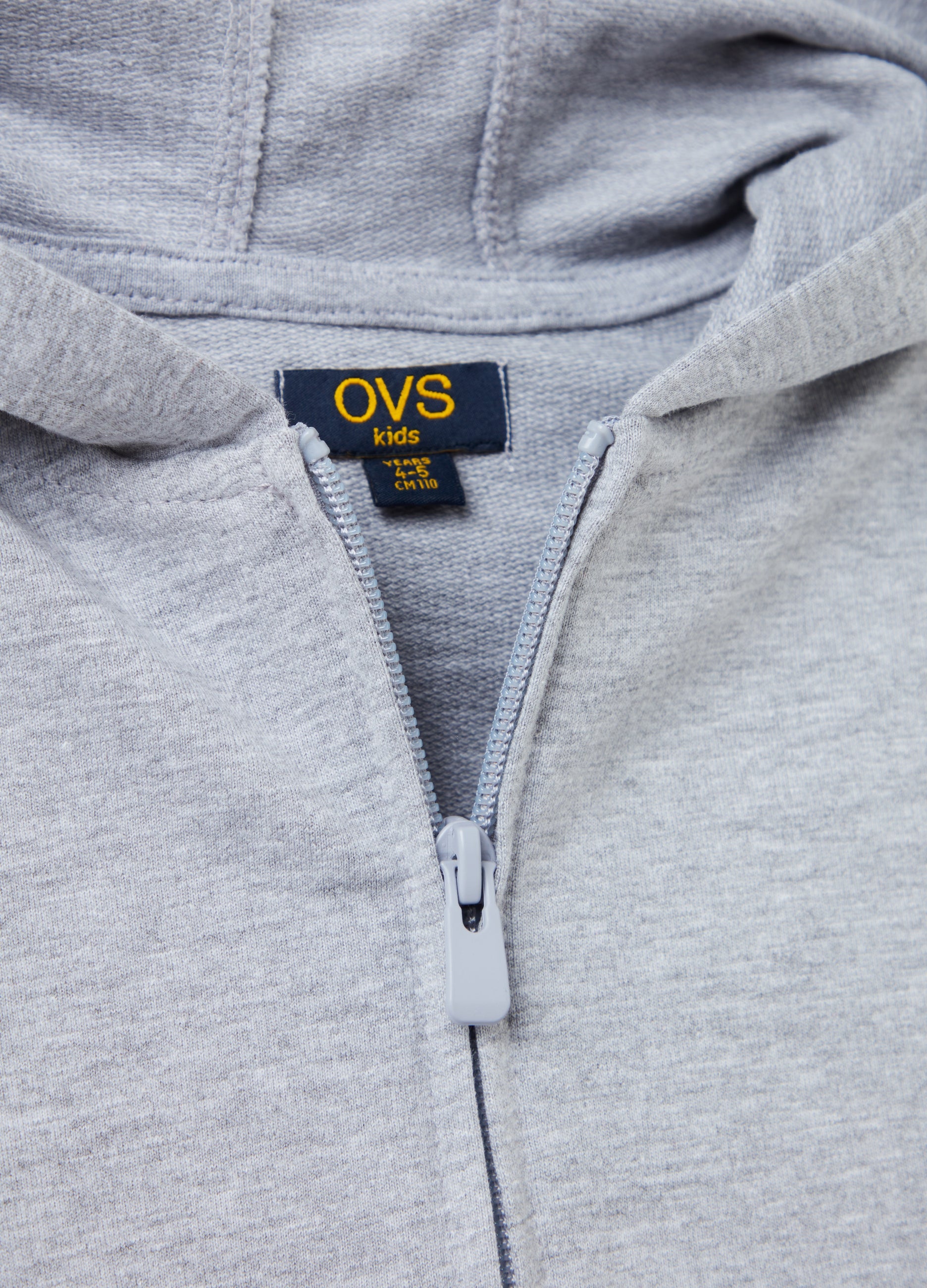 Ovs French Terry Full-Zip Hoodie