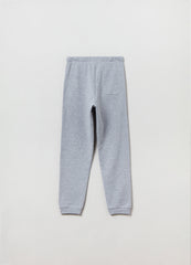 Ovs Plush Joggers With Patch And Printed Lettering