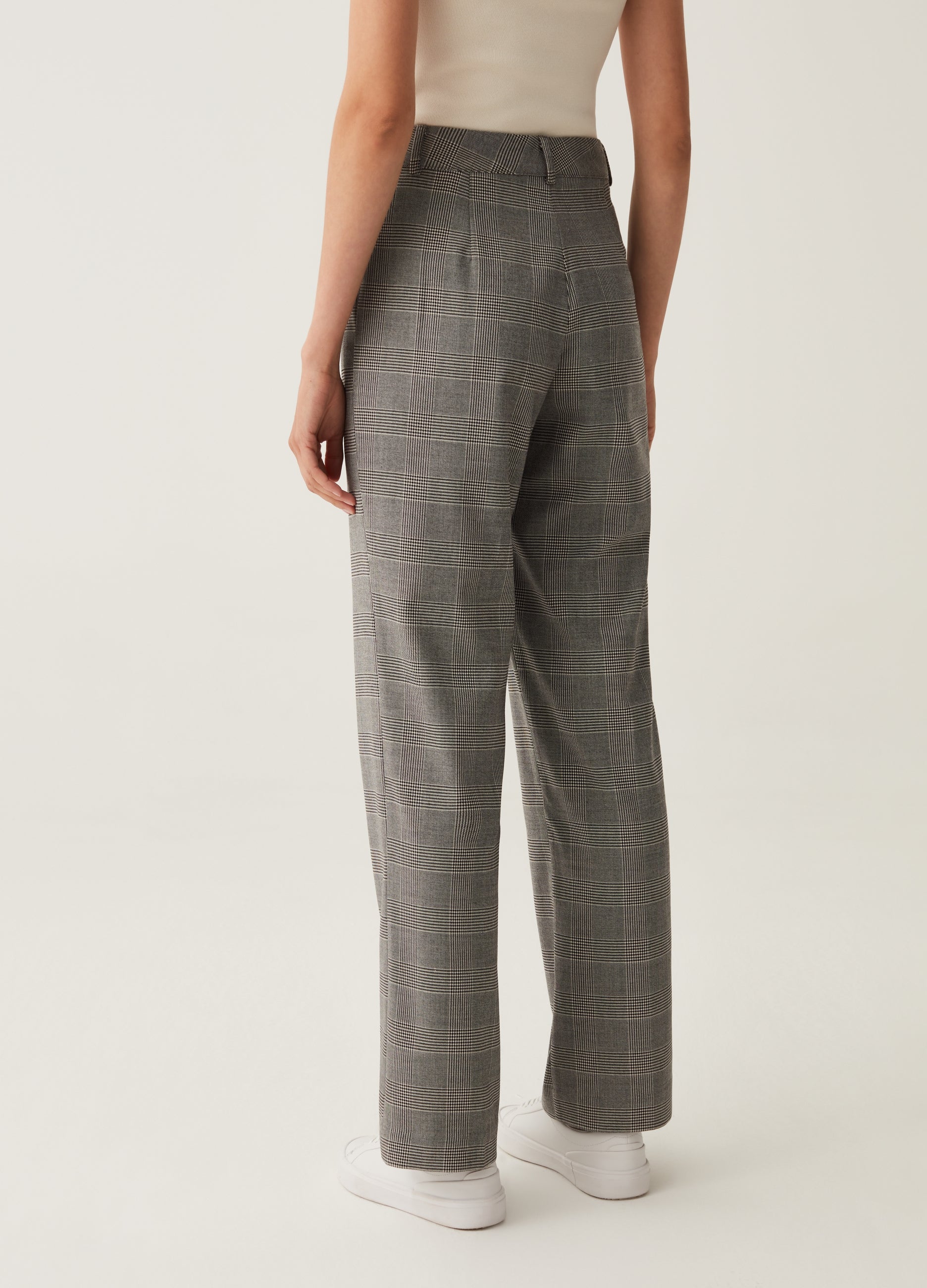 Ovs Stretch Wide-Leg Trousers