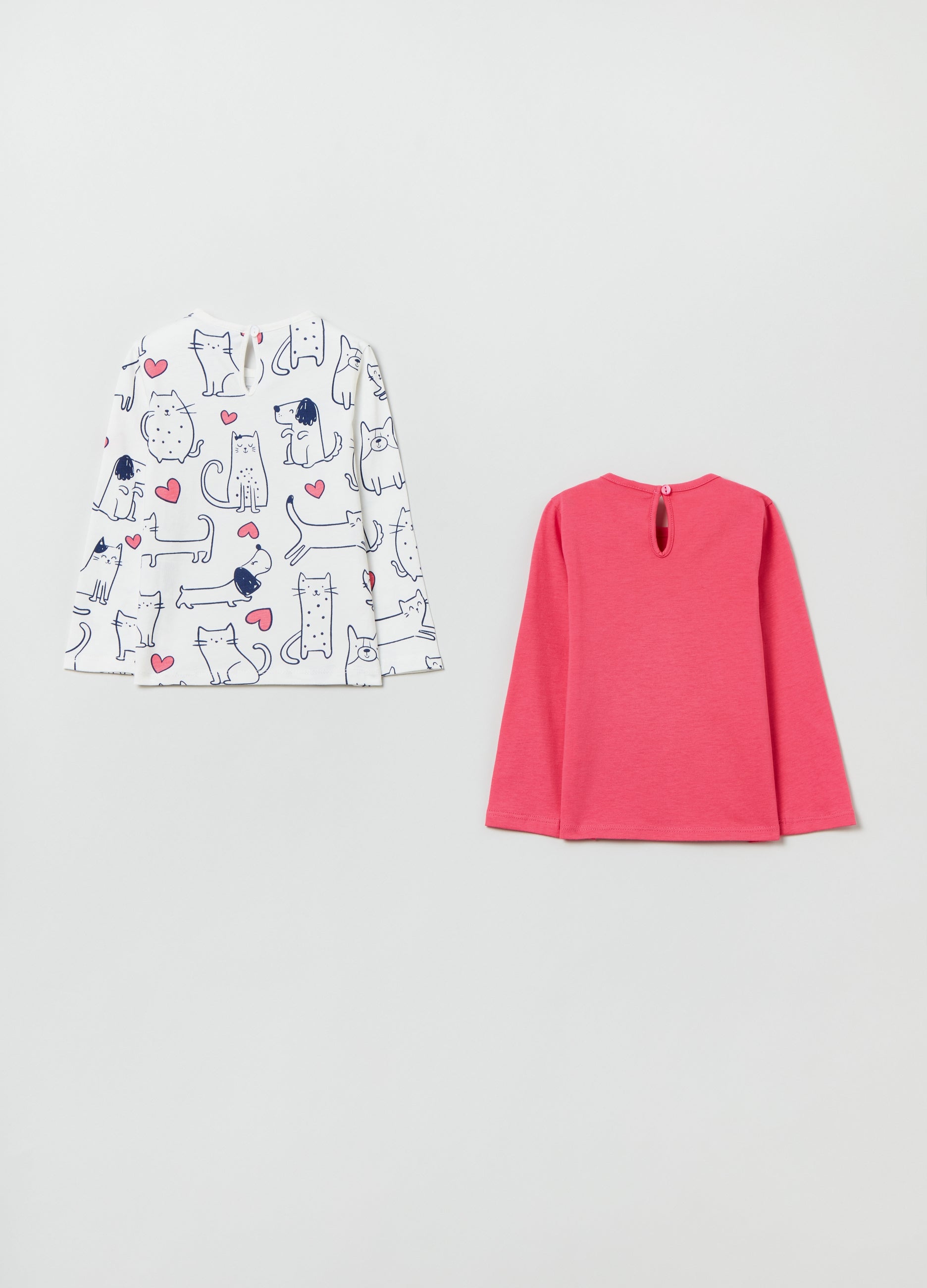 Ovs Two-Pack T-Shirts In Cotton With Print