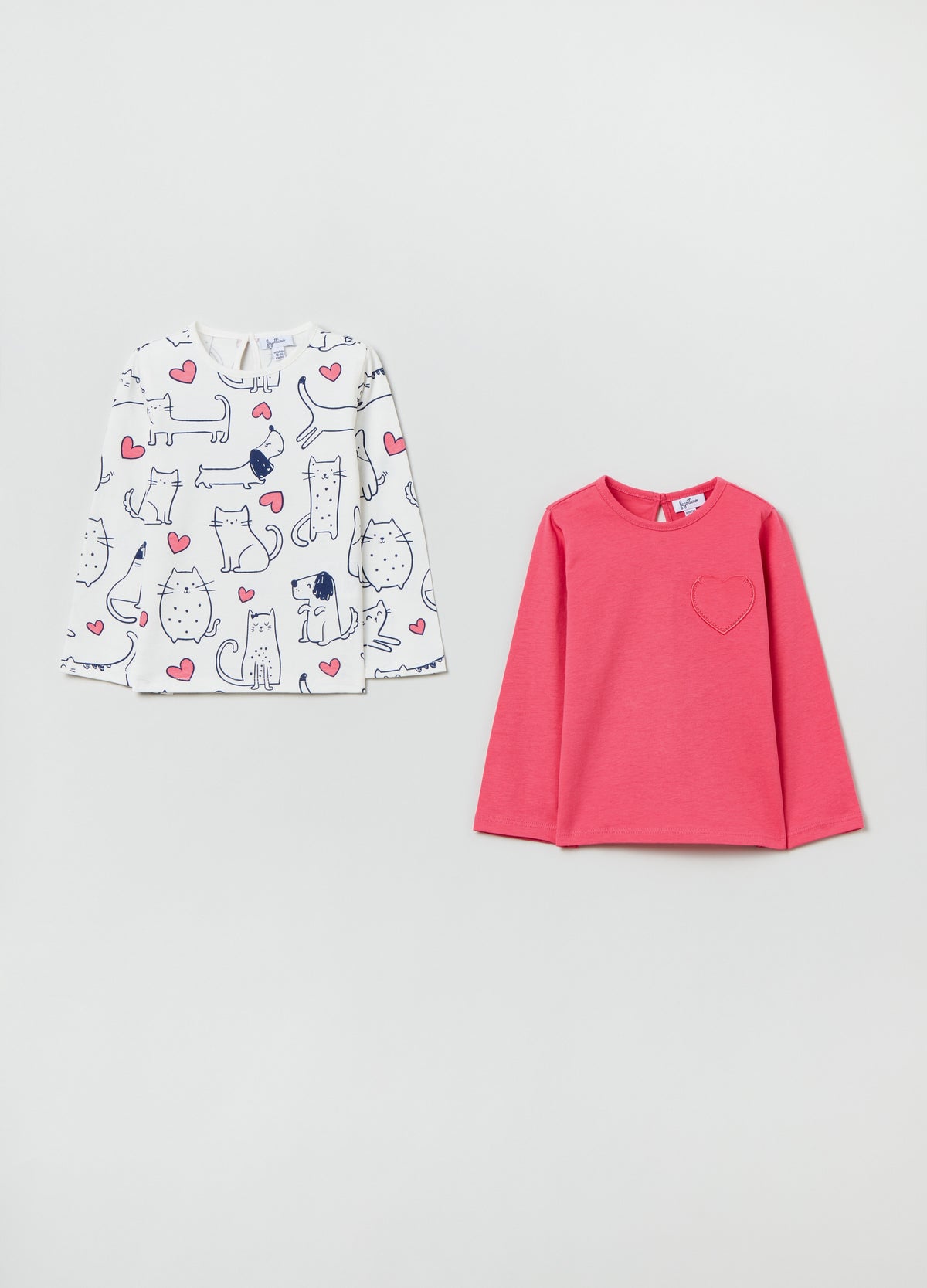 Ovs Two-Pack T-Shirts In Cotton With Print