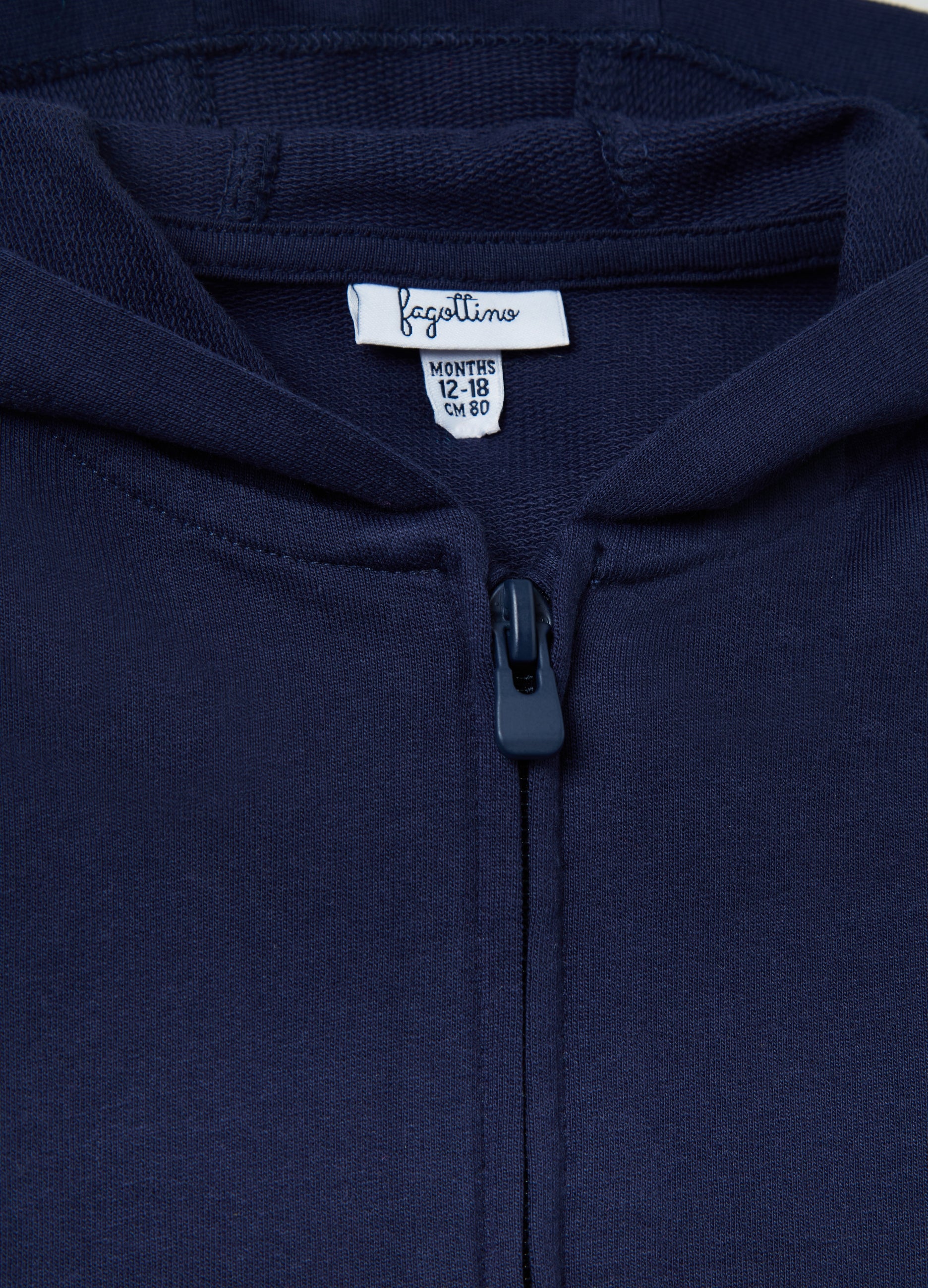 Ovs French Terry Full-Zip Hoodie