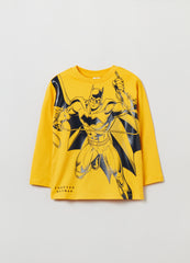 Ovs T-Shirt With Batman Print And Long Sleeves