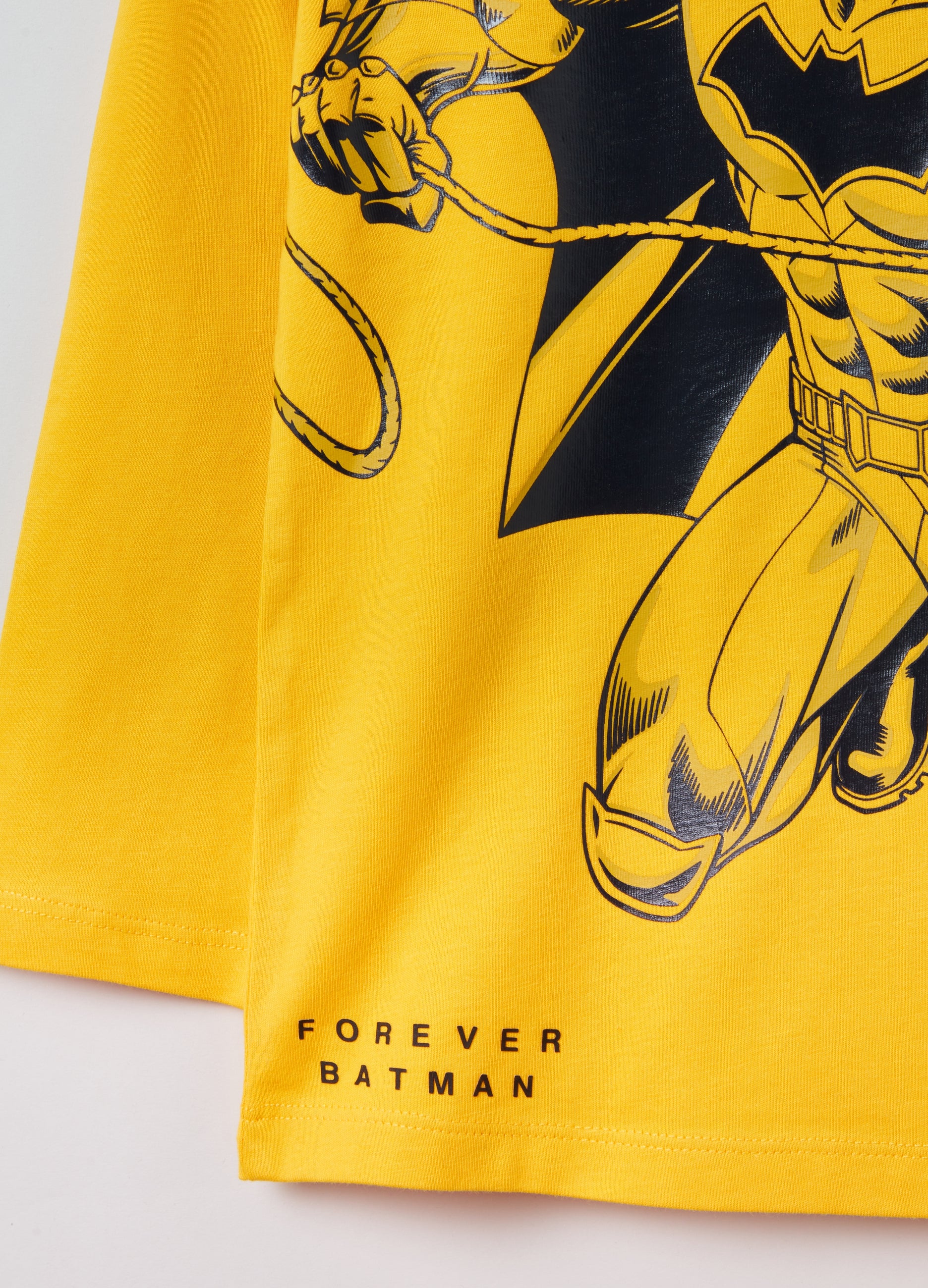 Ovs T-Shirt With Batman Print And Long Sleeves