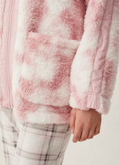 Ovs Full-Zip Short Tie-Dye Dressing Gown