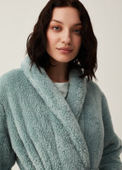 Short Dressing Gown With Belt