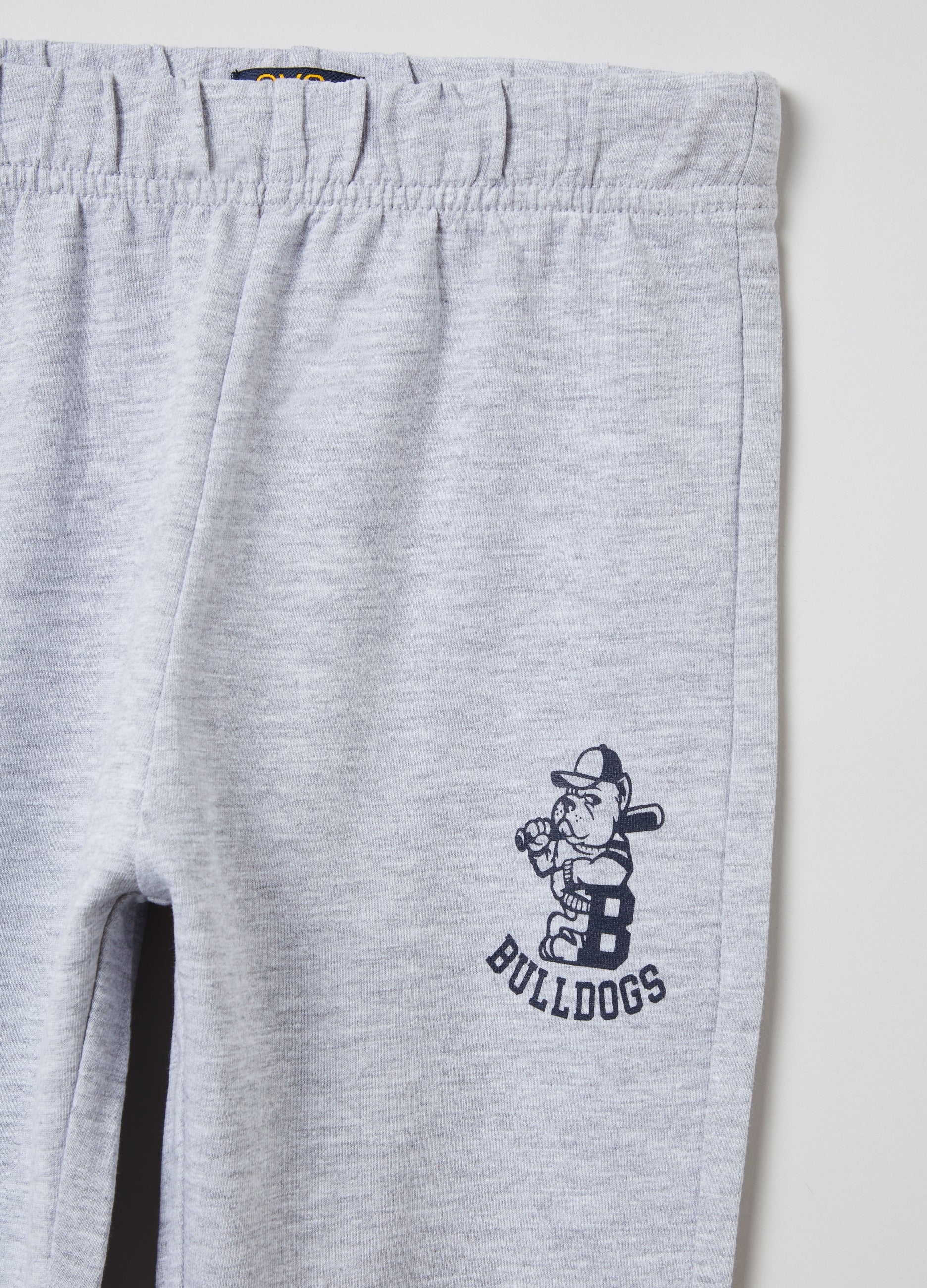 Ovs Fleece Joggers With Print