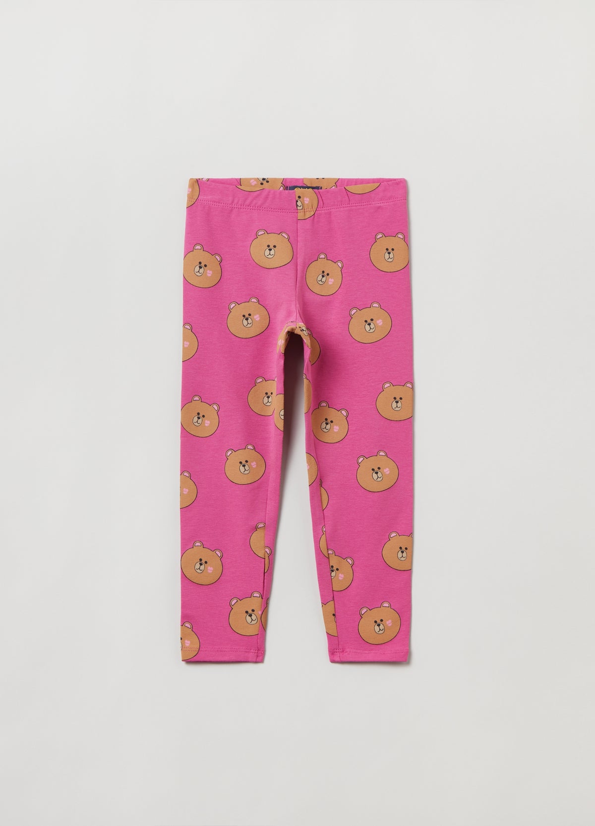 Ovs Printed Stretch Cotton Leggings