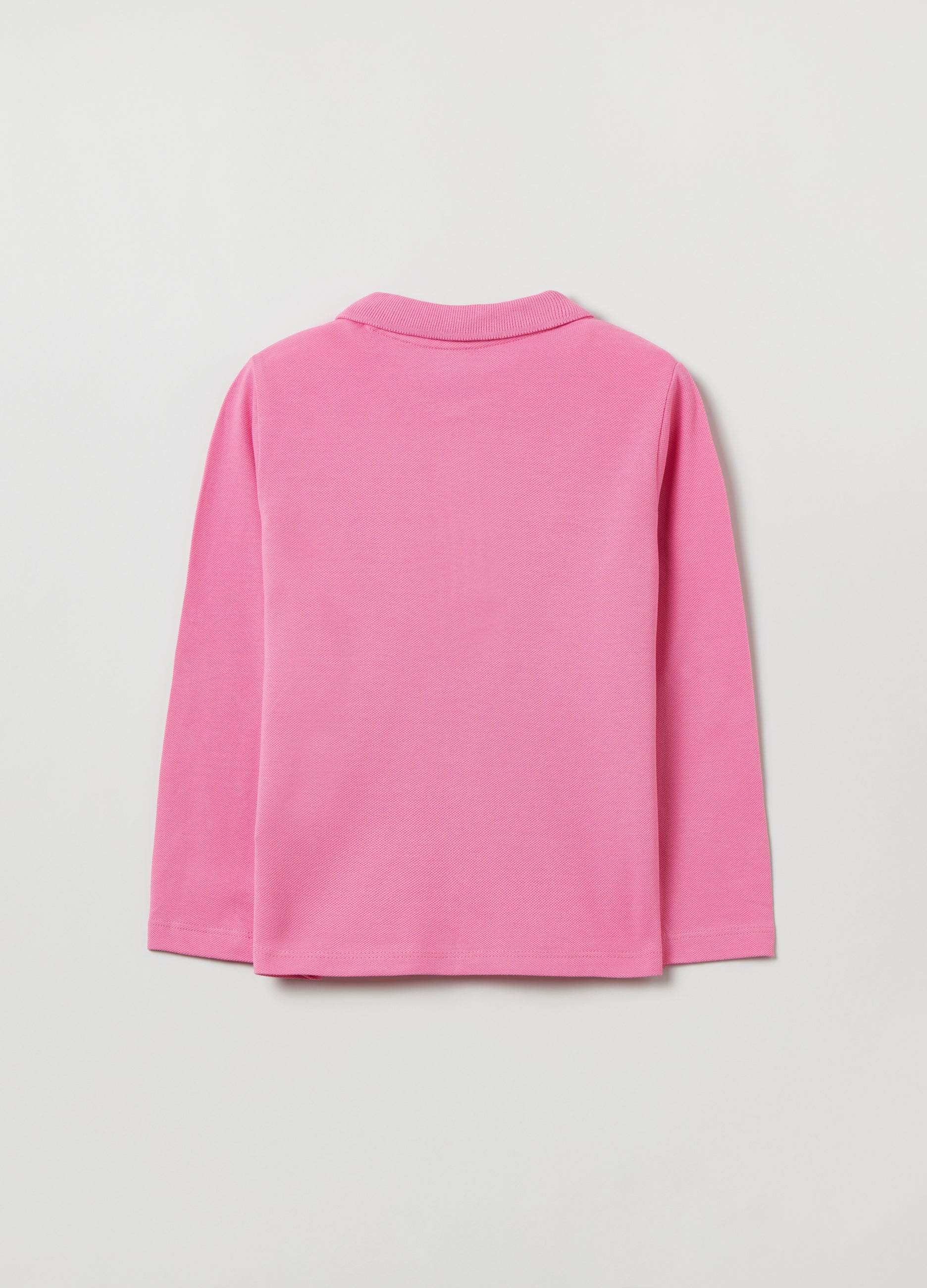 Ovs Long-Sleeved Piquet Polo Shirt