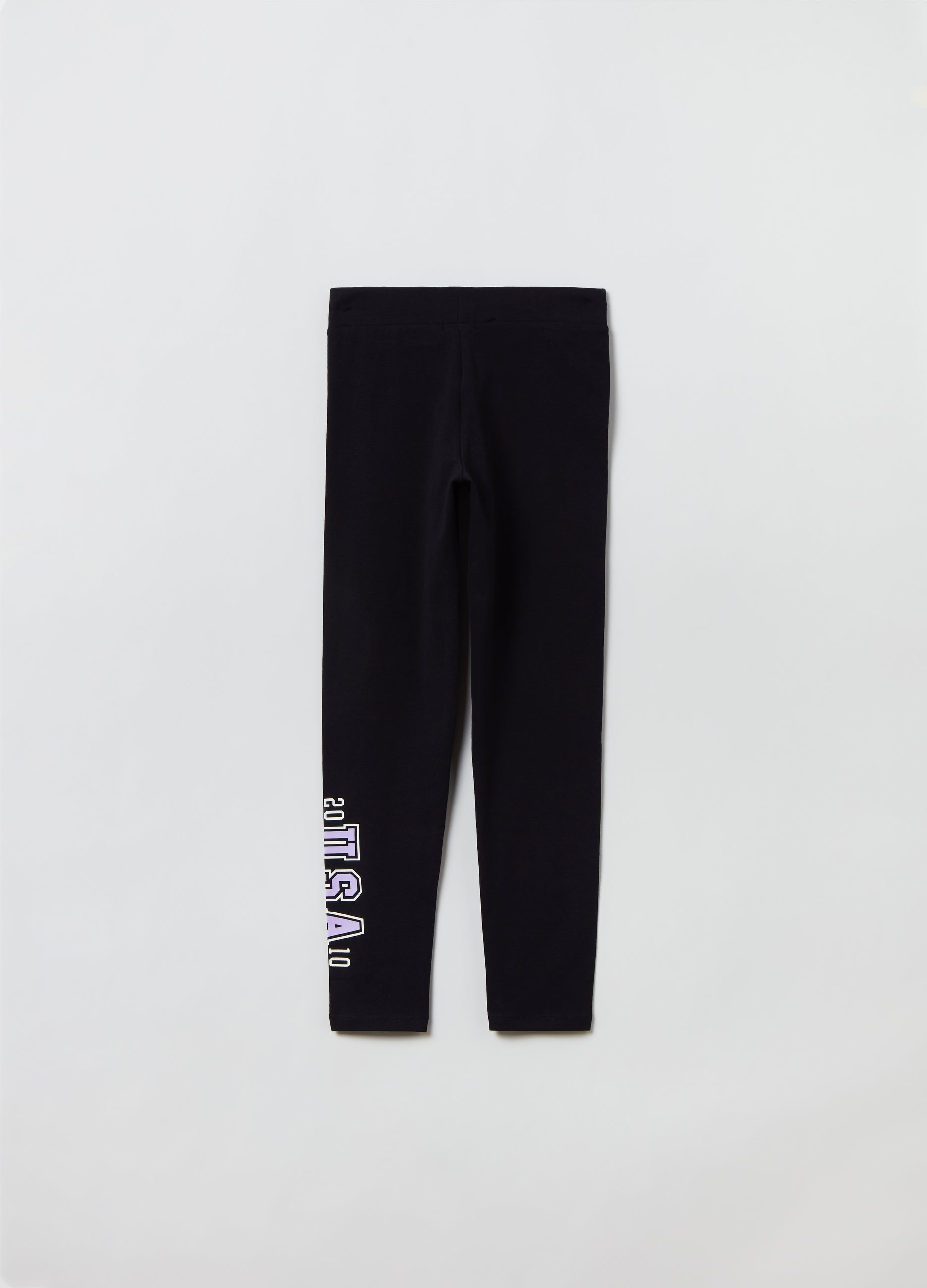 Ovs Printed Stretch Cotton Leggings