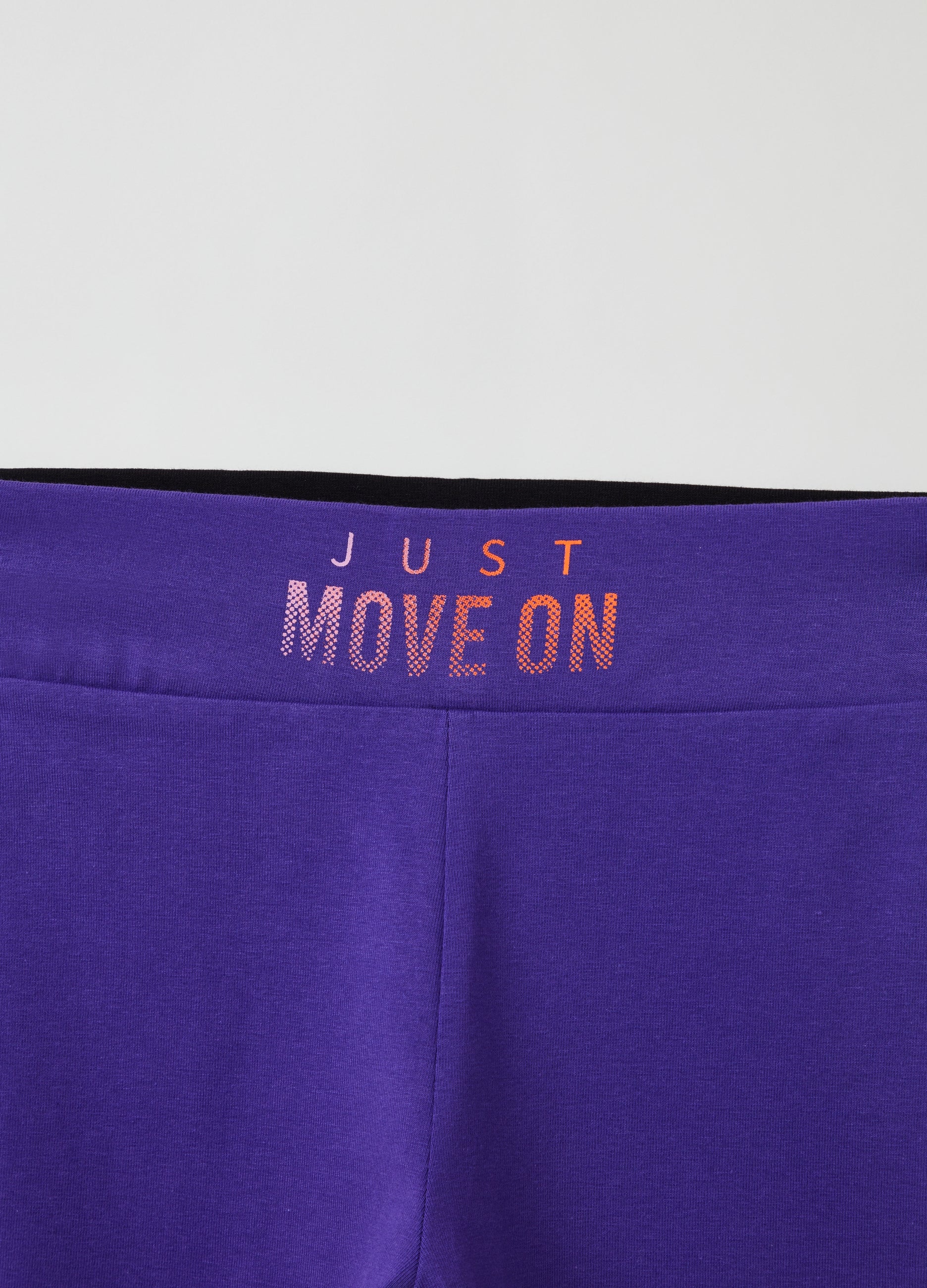 Leggings With Contrasting Insert
